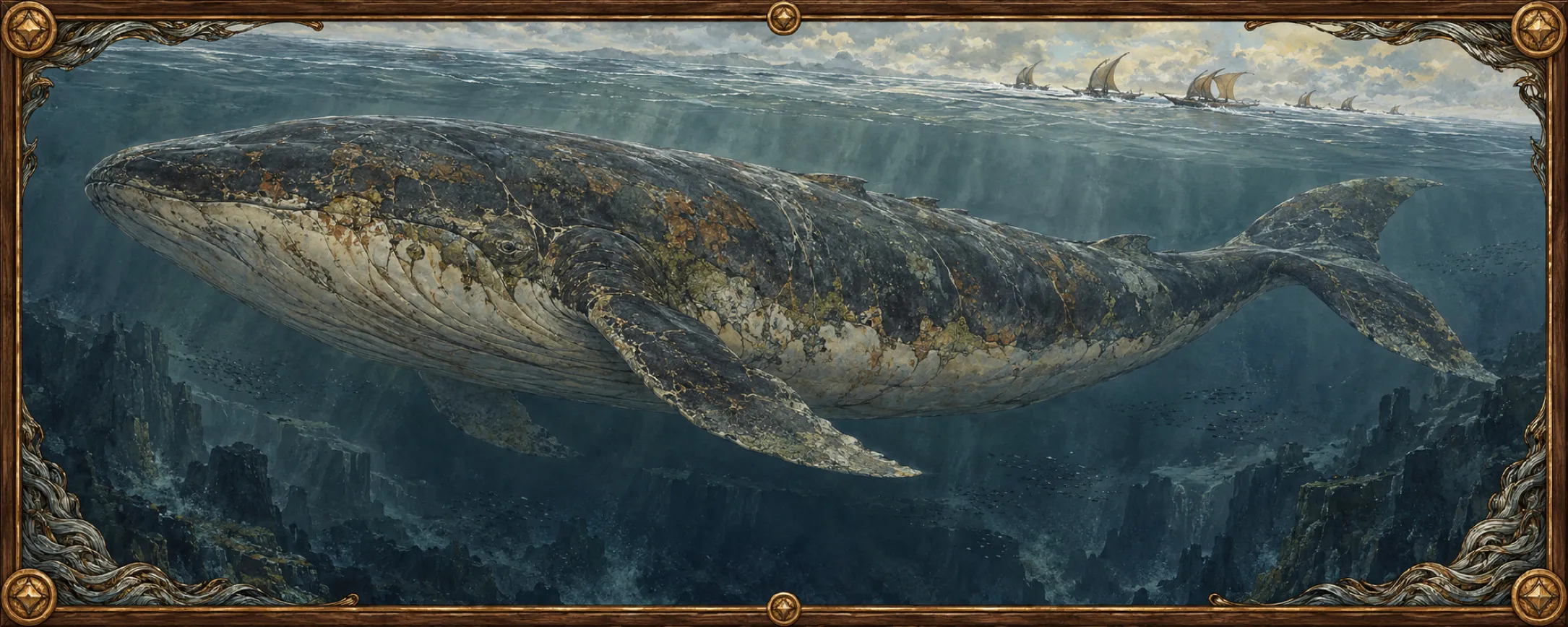 Deep-Witnesses, a bestiary plate