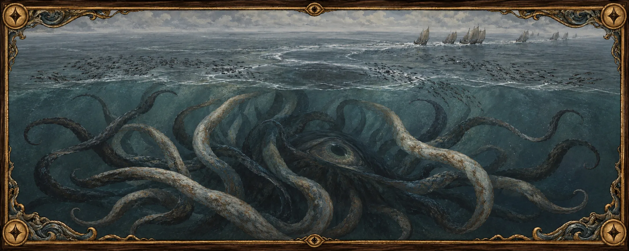 Devourers, a bestiary plate