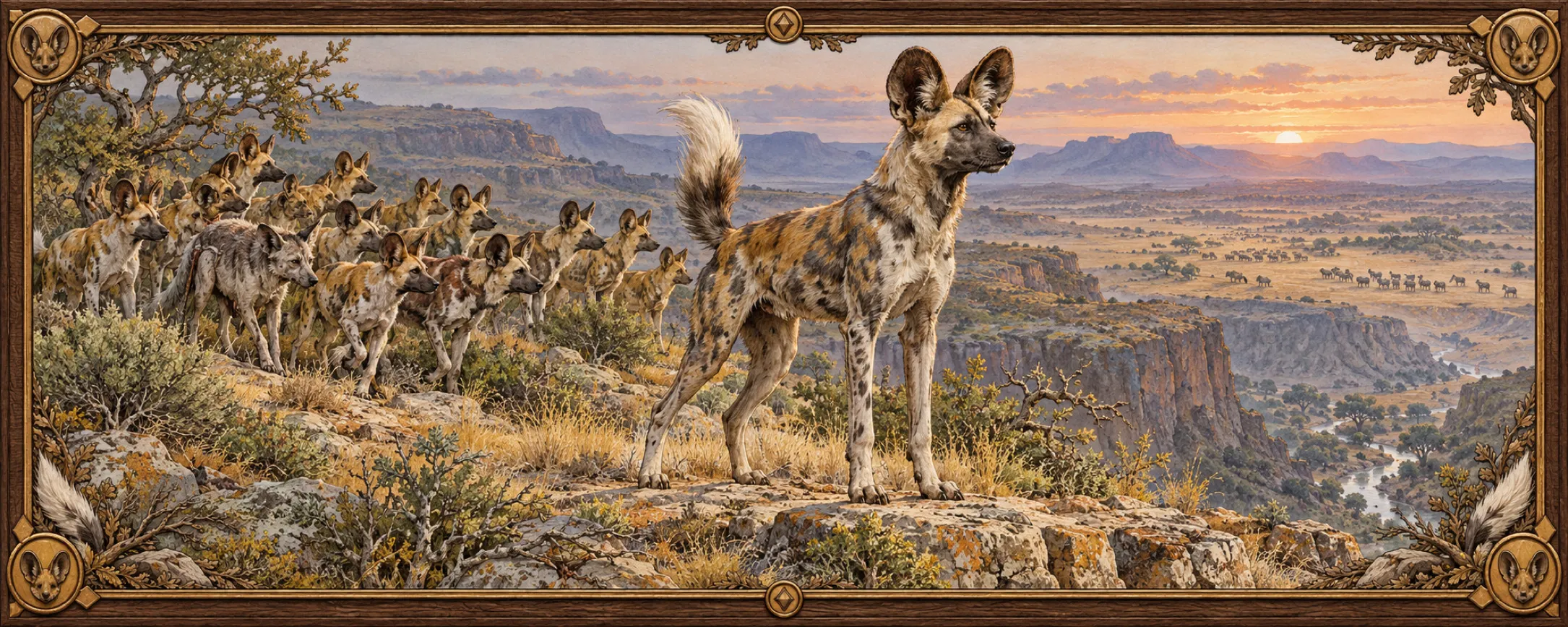 Dun Dogs, a bestiary plate