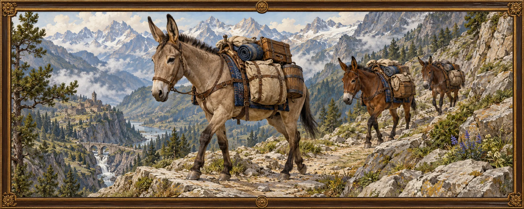 Mules, a bestiary plate