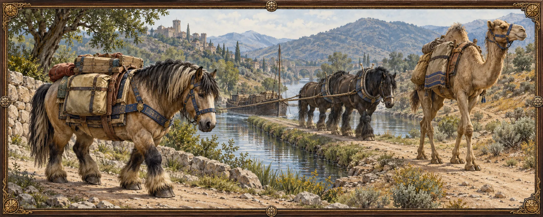Pack Animals, a bestiary plate
