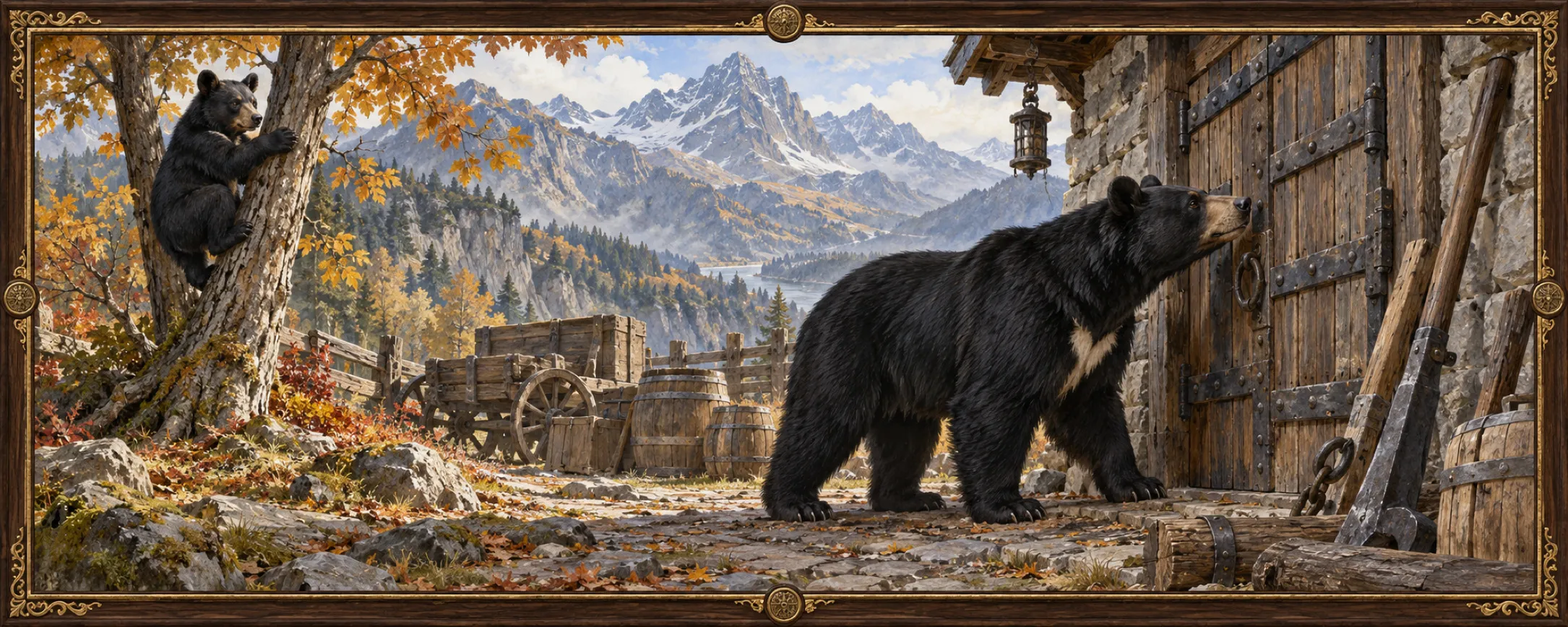 Pass Bears, a bestiary plate