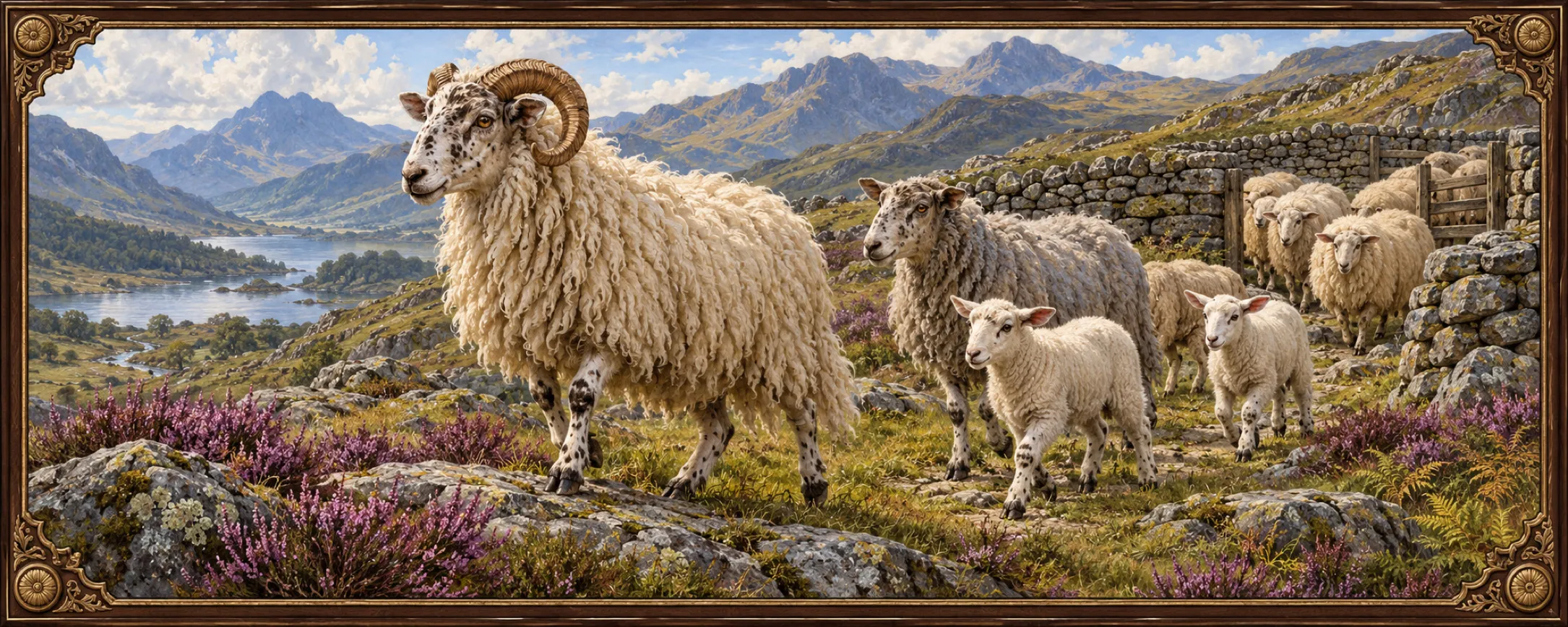 Sheep, a bestiary plate