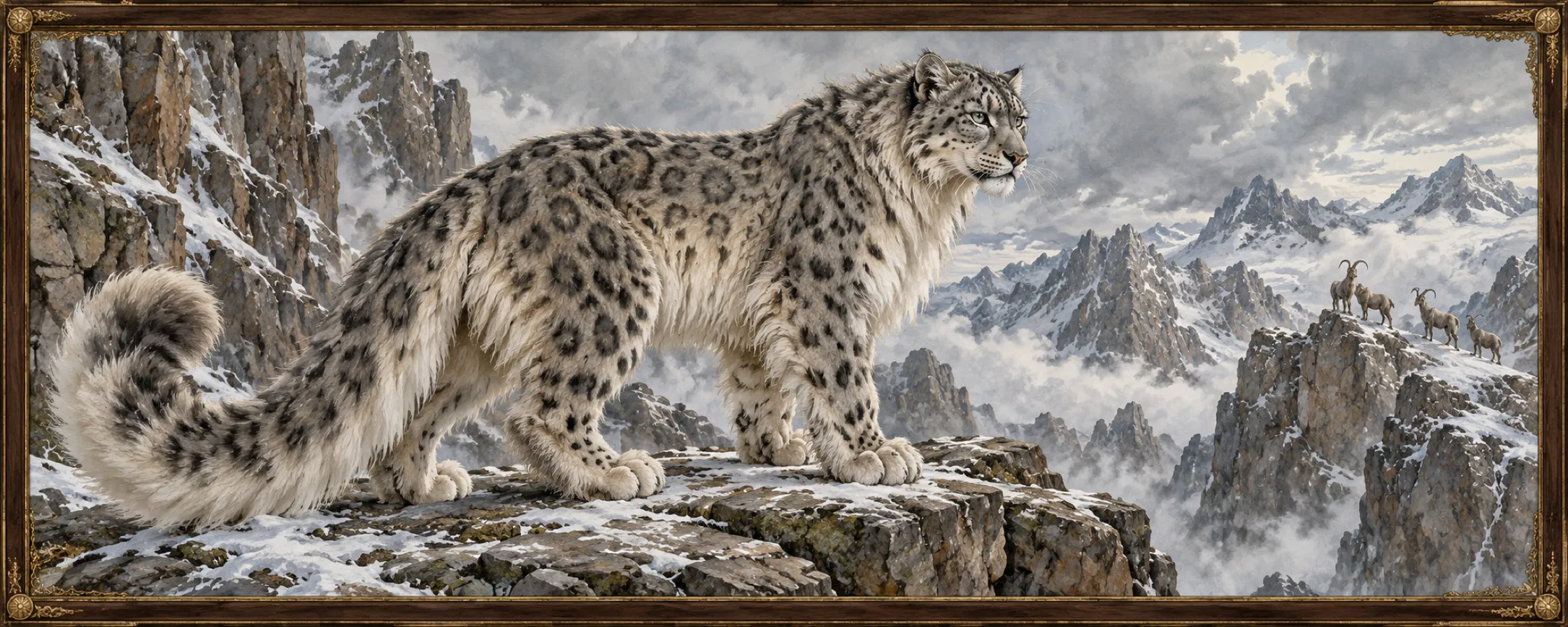 Stone Cats, a bestiary plate