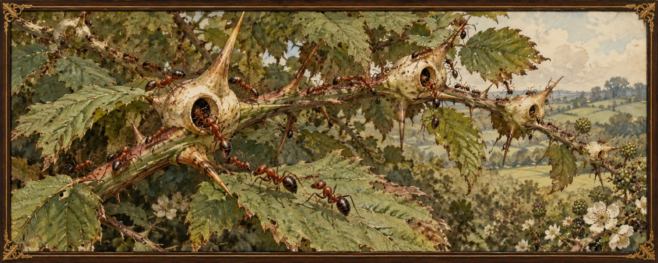 Thorn Ants, a bestiary plate