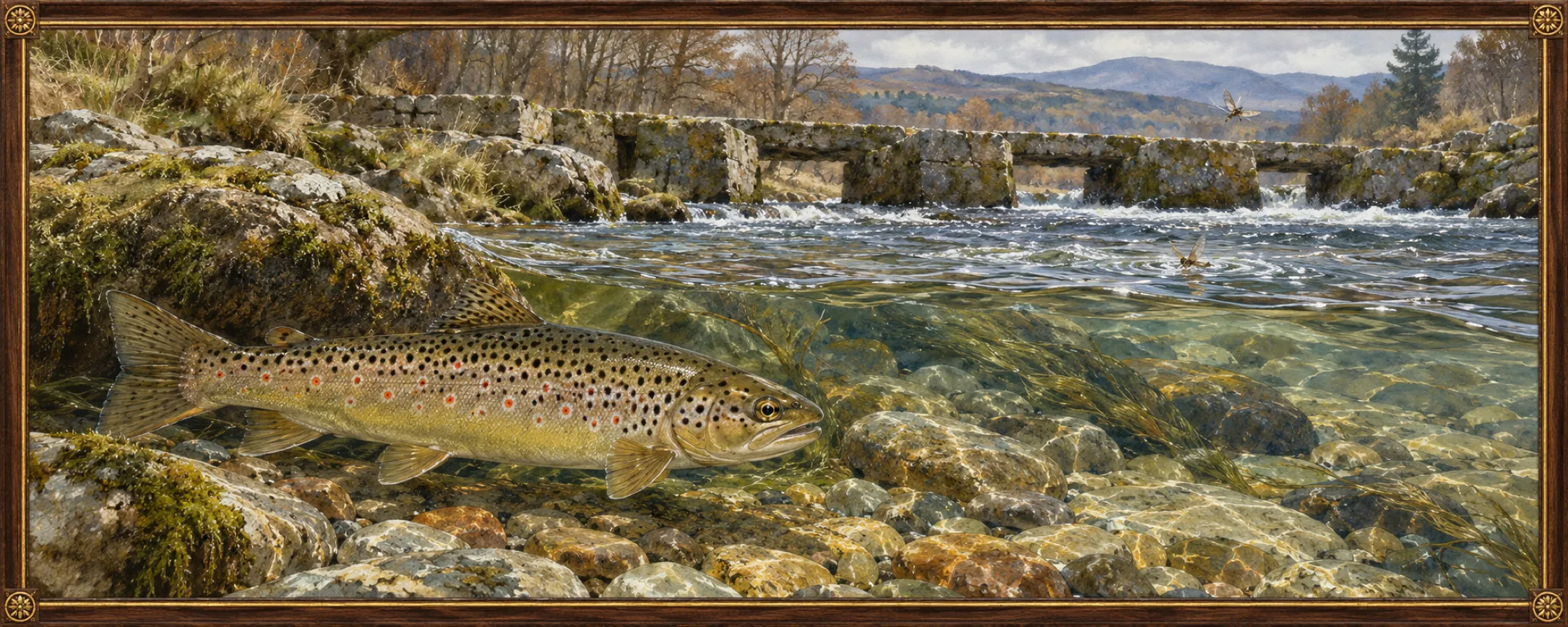 Trout, a bestiary plate