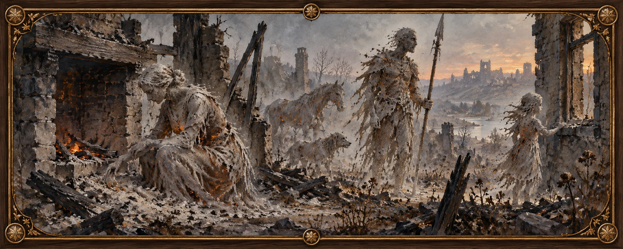 Ash-Wights, a bestiary plate