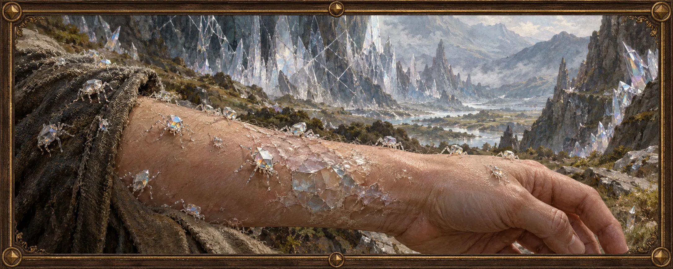 Facet Lice, a bestiary plate