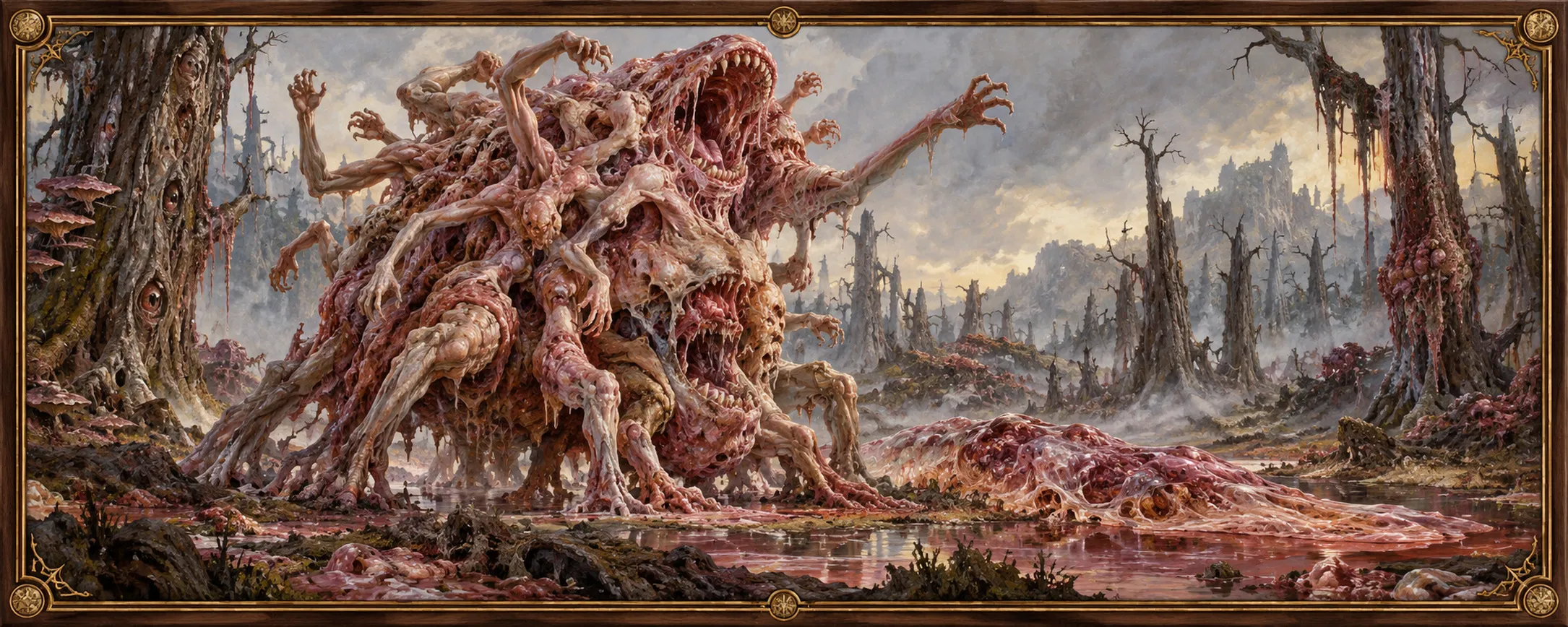Flesh-Hosts, a bestiary plate