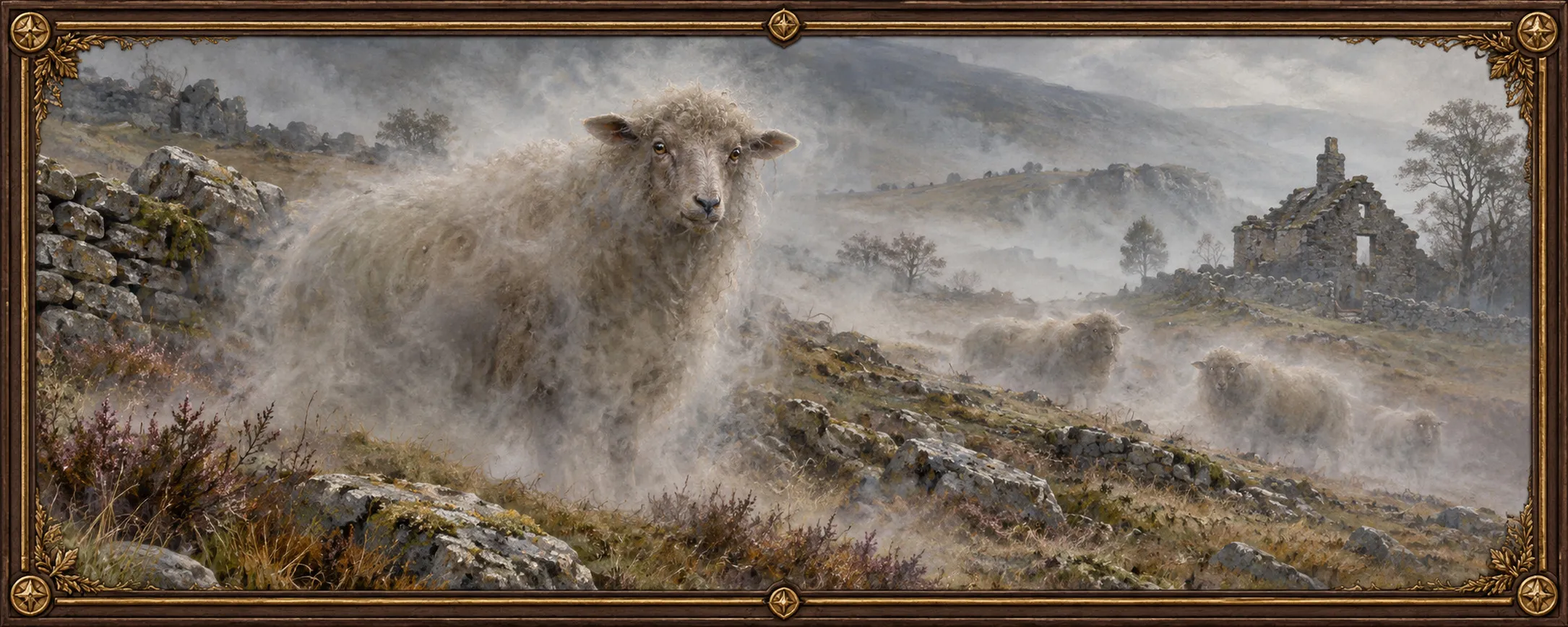 Mist-Merged, a bestiary plate
