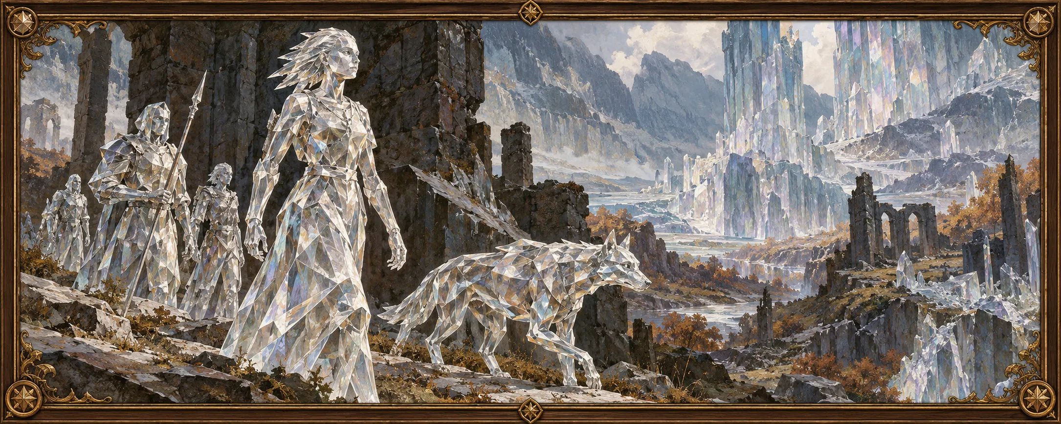 Shard-Hosts, a bestiary plate