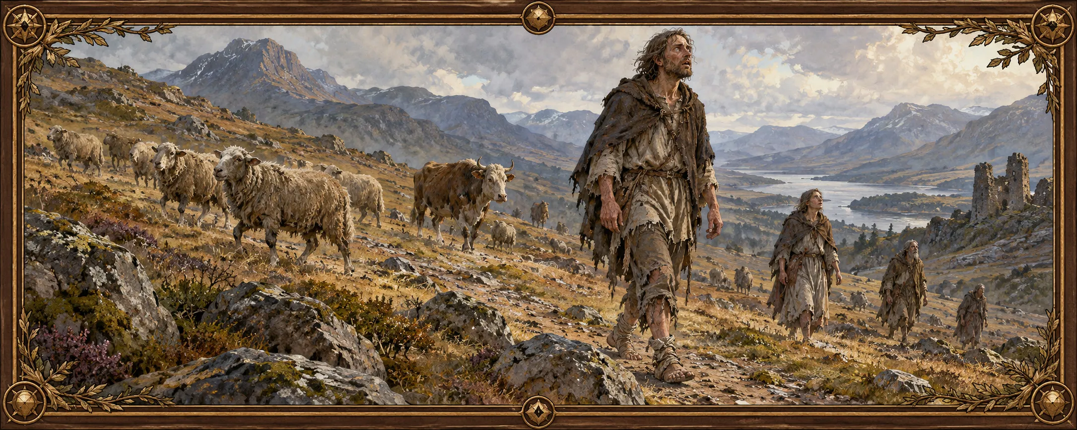 The Strayed, a bestiary plate