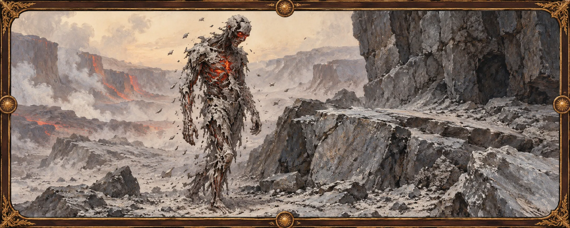 Ash-Turned, a bestiary plate