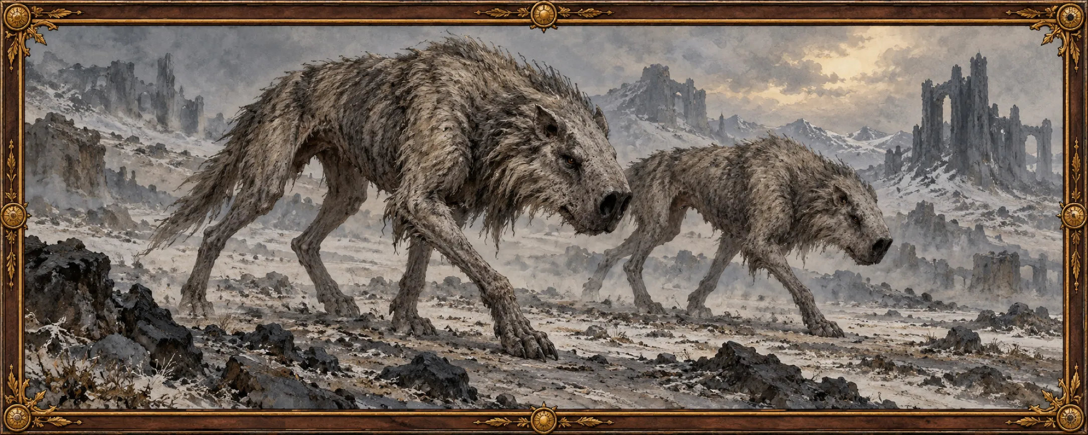 Cold-Stalkers, a bestiary plate
