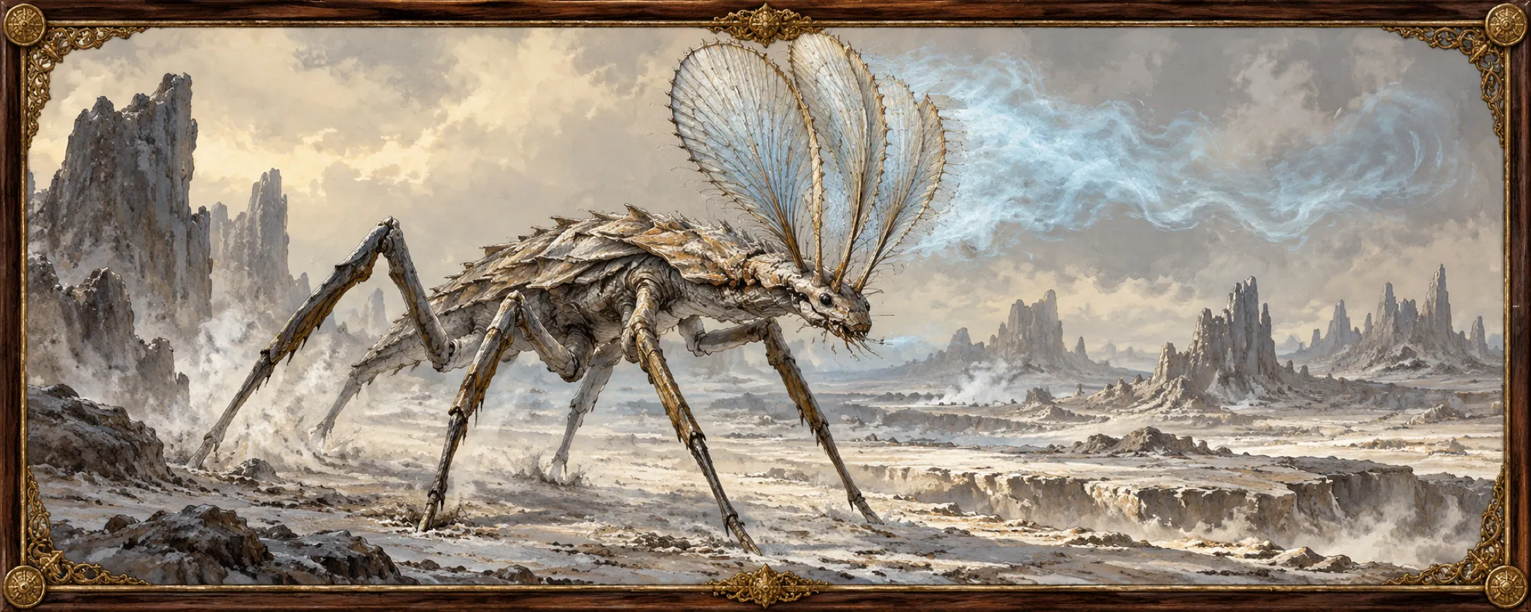 Dust-Striders, a bestiary plate