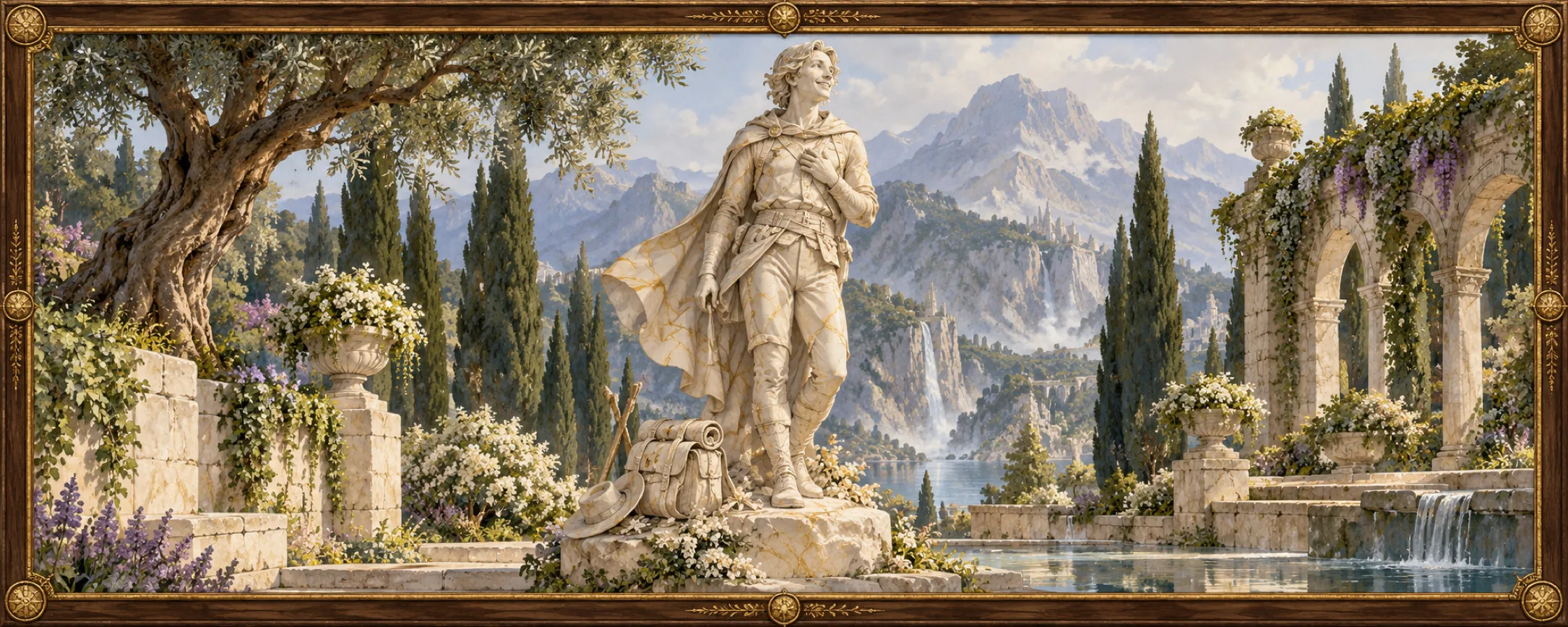 Echo-Statues, a bestiary plate