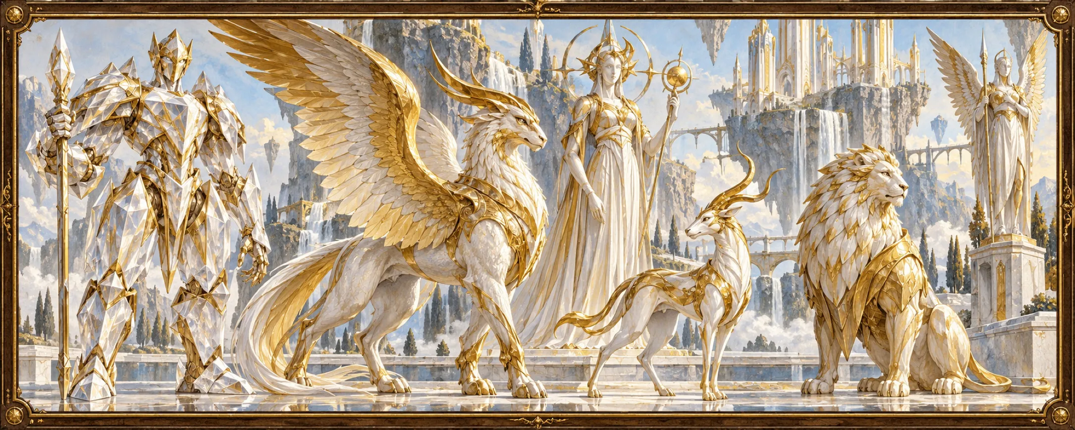 Flawless, a bestiary plate
