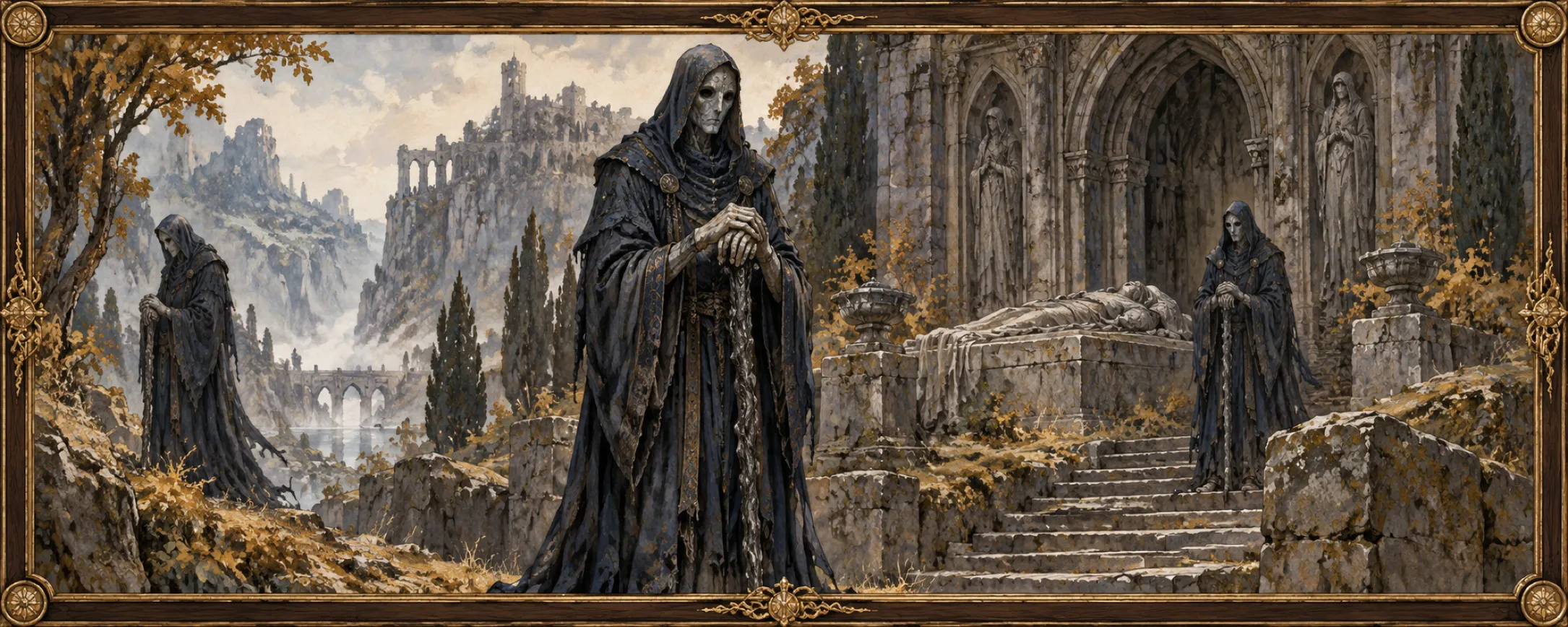 Grave-Keepers, a bestiary plate