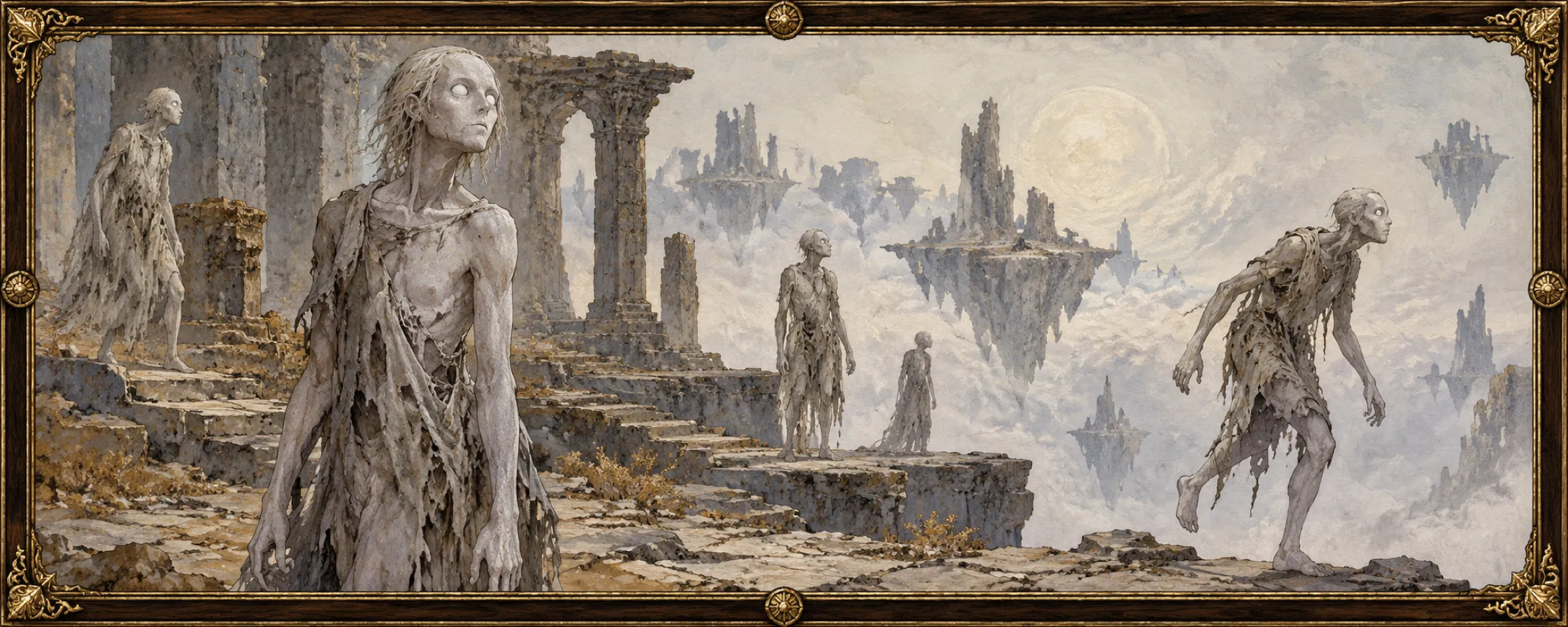 Hollows, a bestiary plate