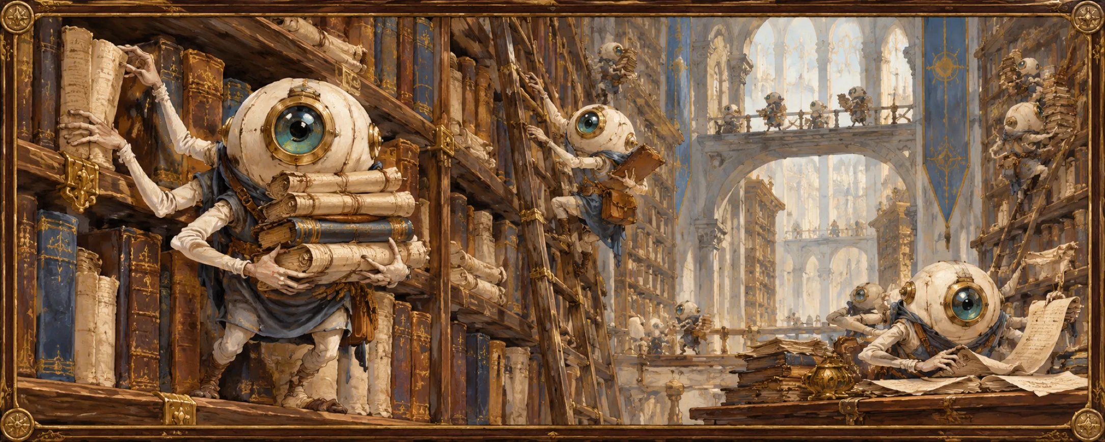 Indexers, a bestiary plate