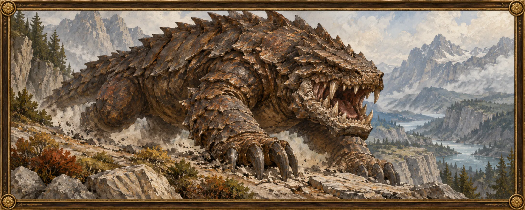Iron-Claws, a bestiary plate