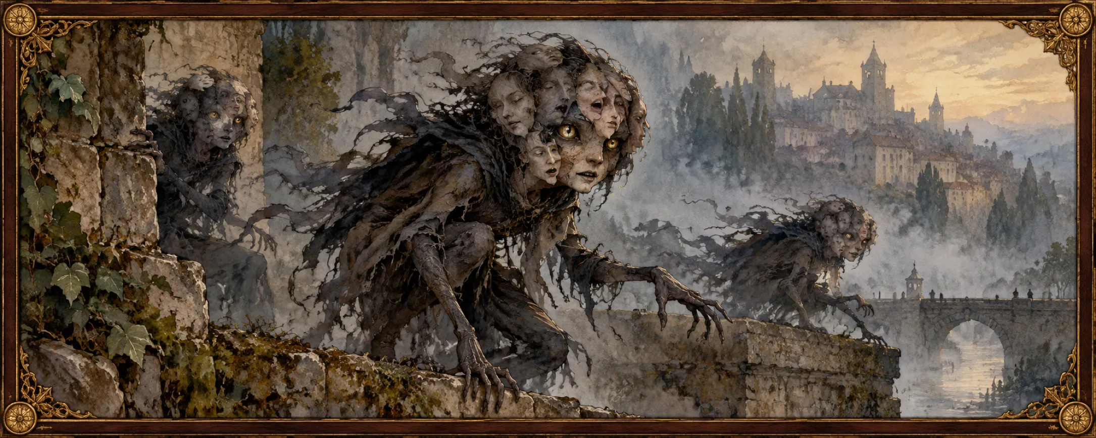 Memory-Thieves, a bestiary plate