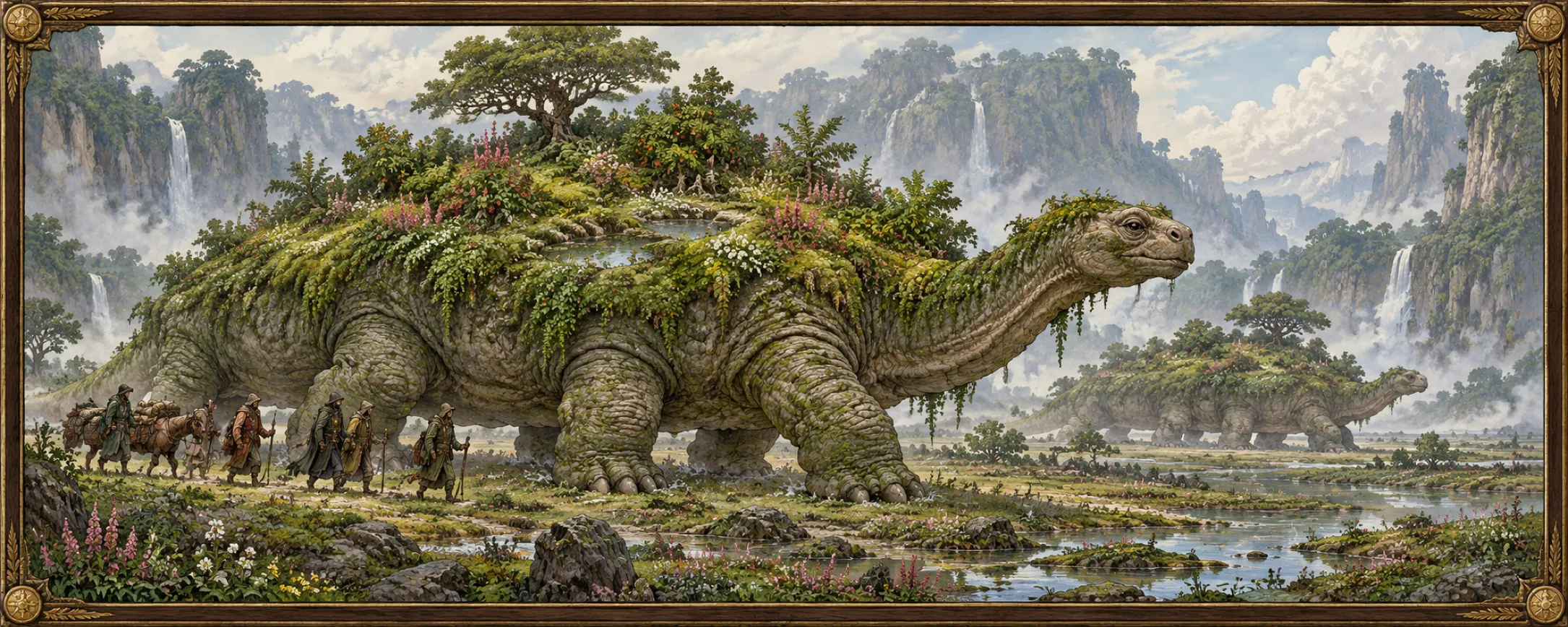 Mossbacks, a bestiary plate