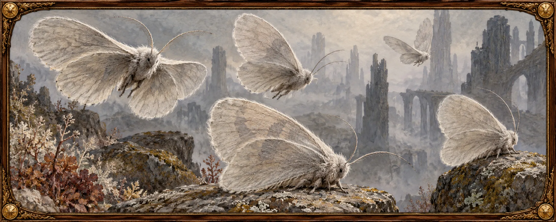 Muffle-Wings, a bestiary plate