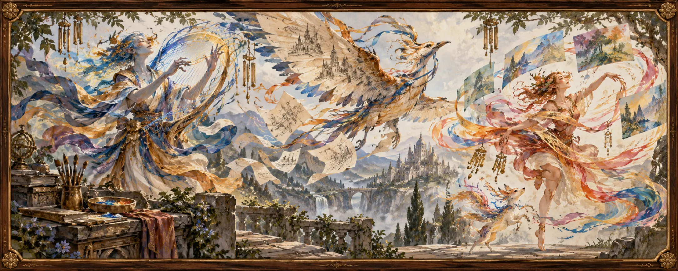 Muse-Spirits, a bestiary plate