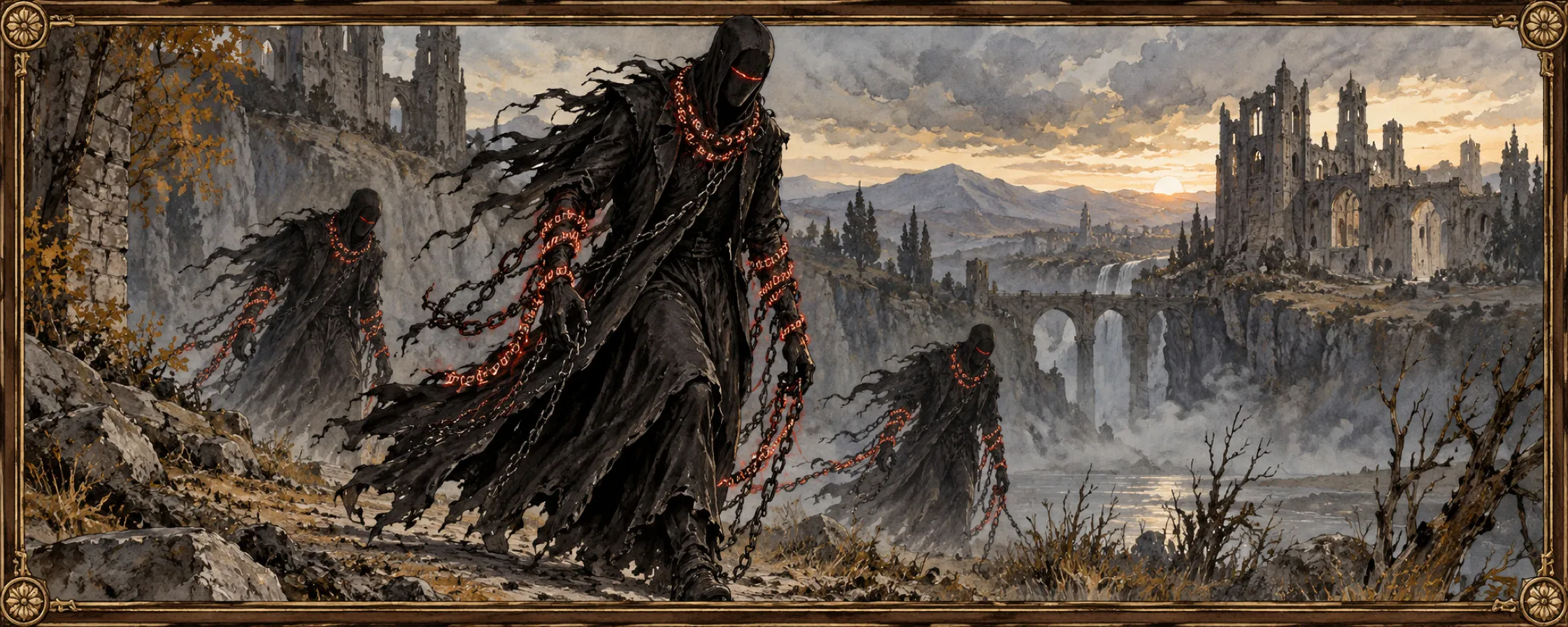 Oath-Breakers, a bestiary plate