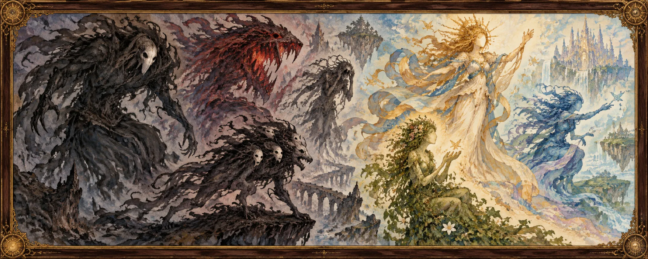Phantasms, a bestiary plate