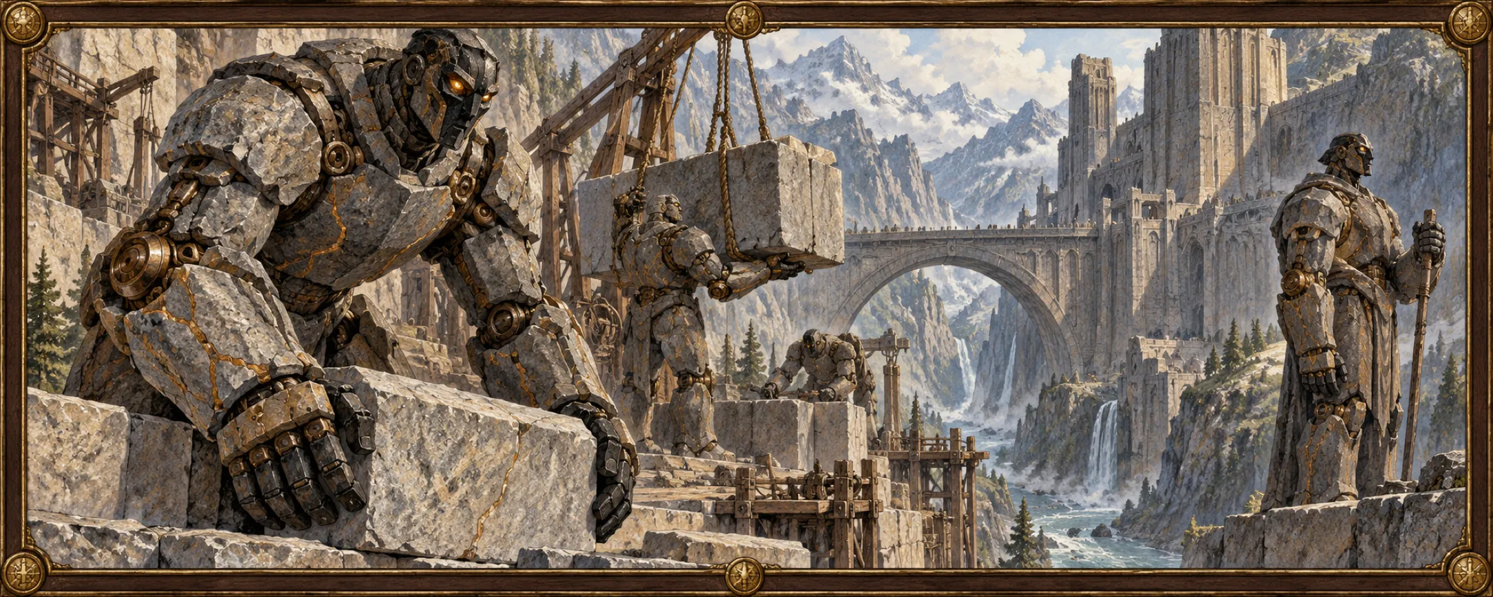 Stonewrights, a bestiary plate