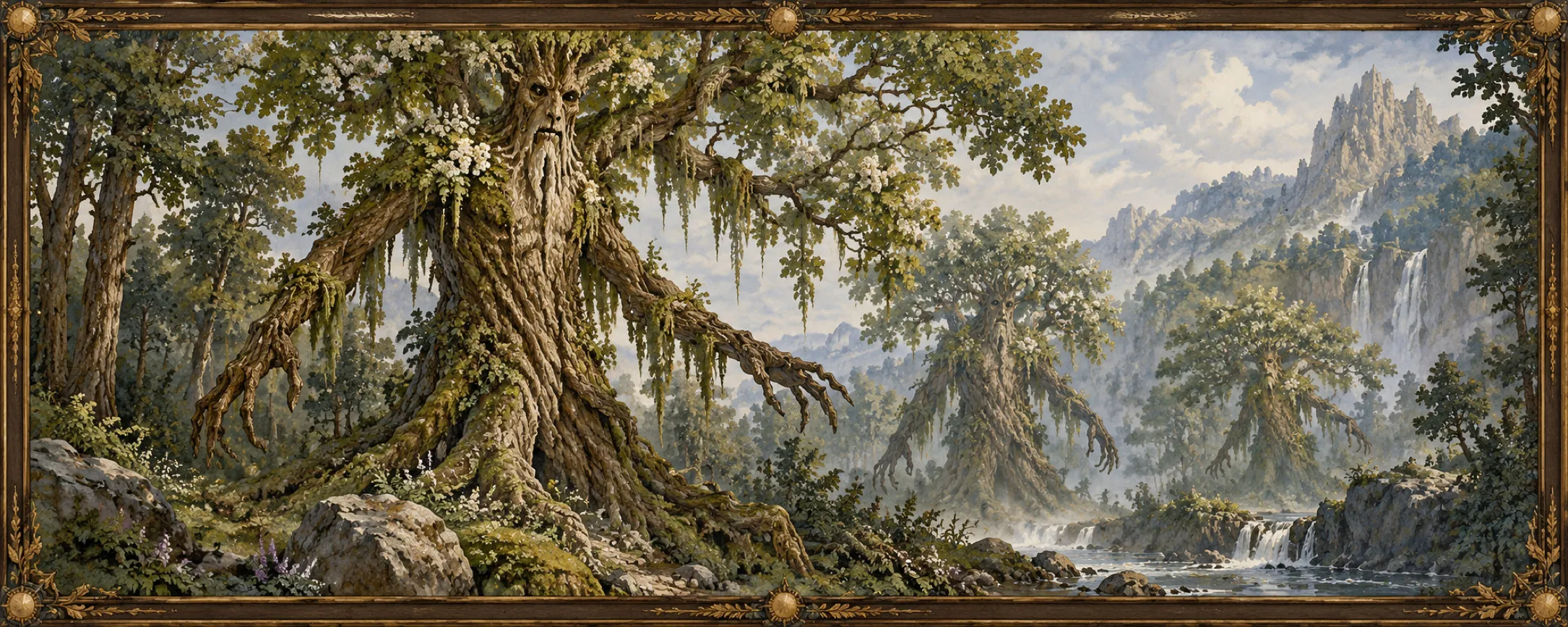 Tree-Men, a bestiary plate