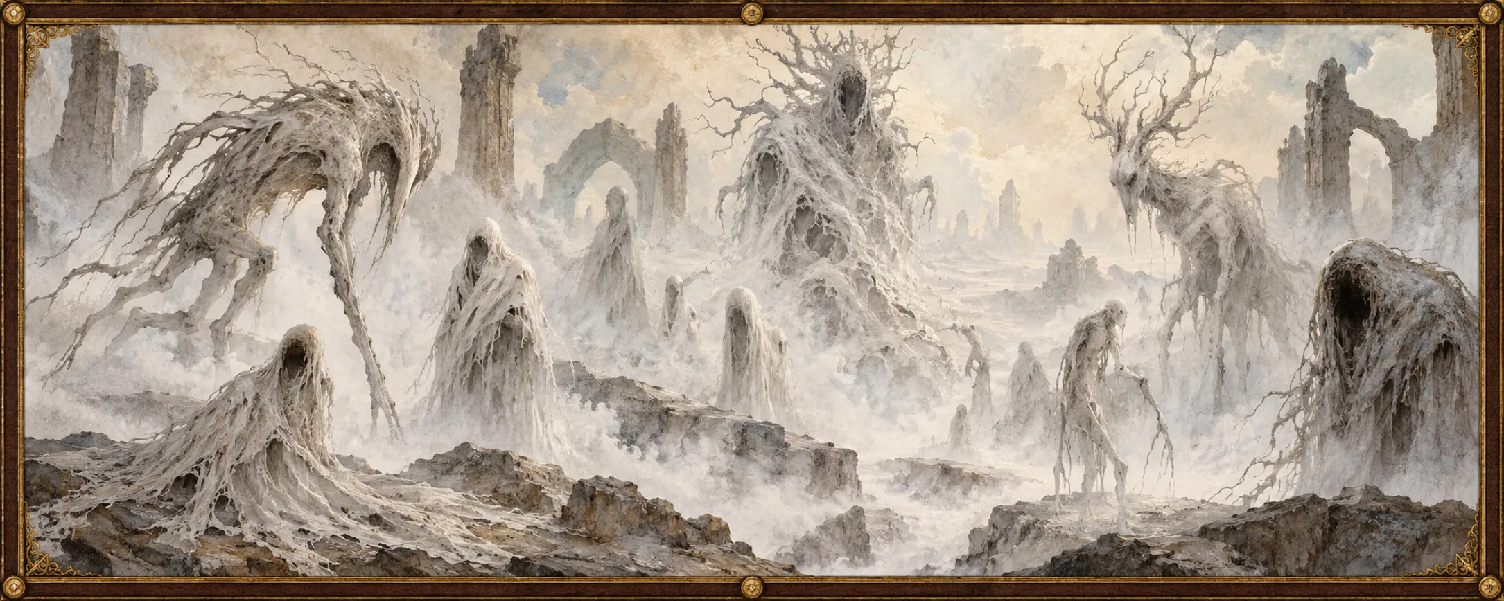 Unspoken, a bestiary plate