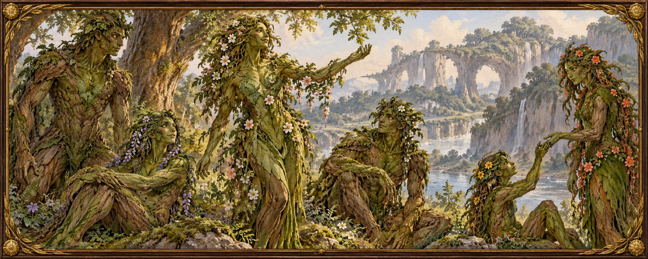 Verdant, a bestiary plate