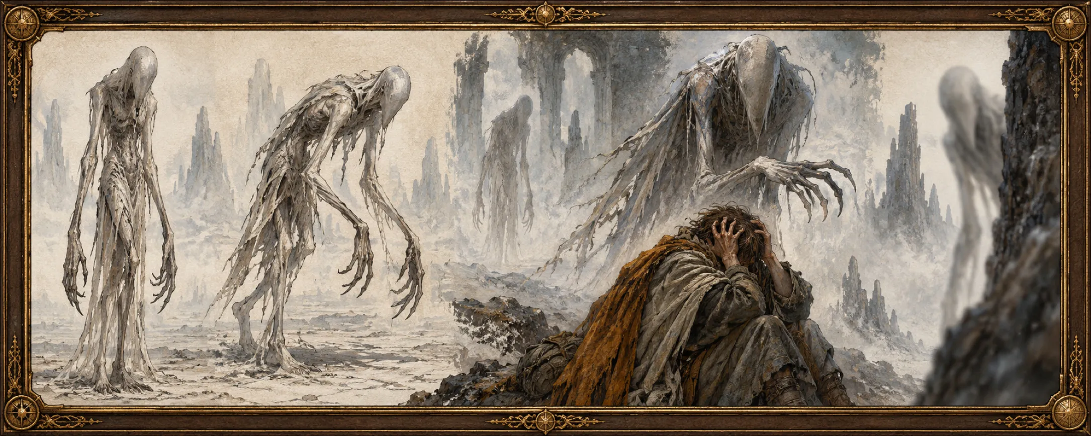 Void-Stalkers, a bestiary plate