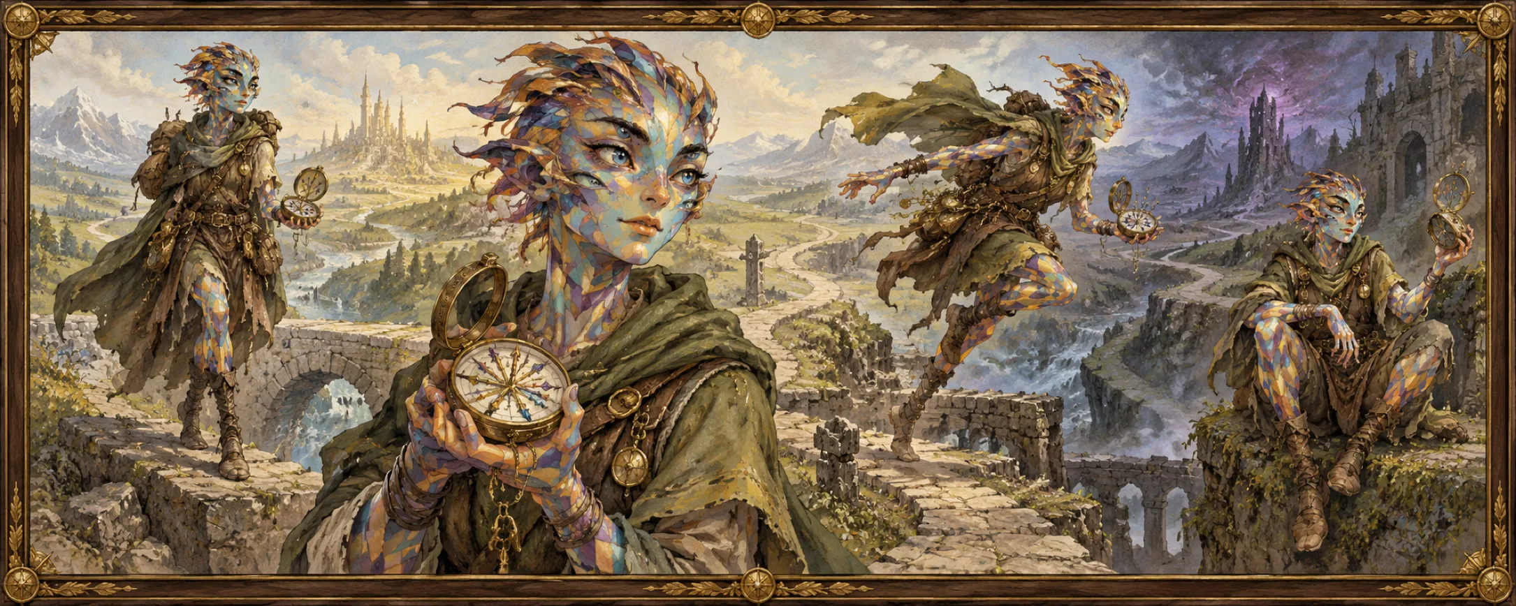 Wayfinders, a bestiary plate
