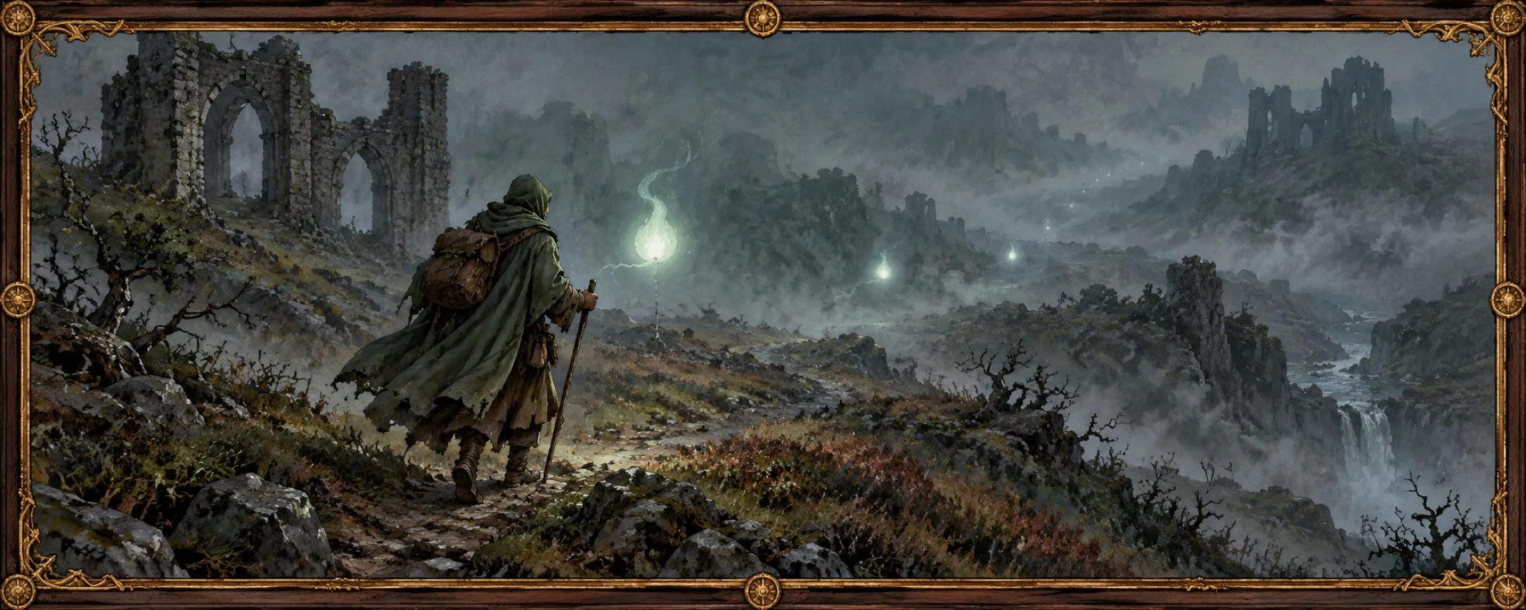 Wayward Lights, a bestiary plate