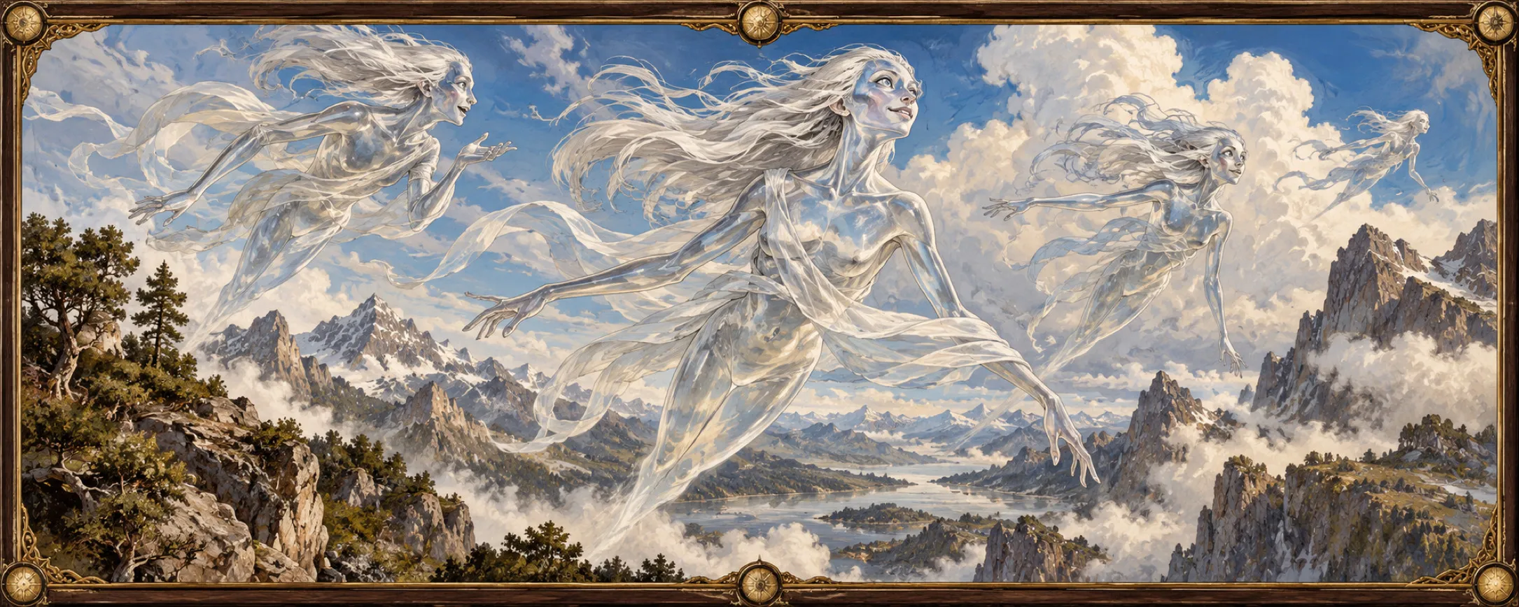 Wind-Walkers, a bestiary plate