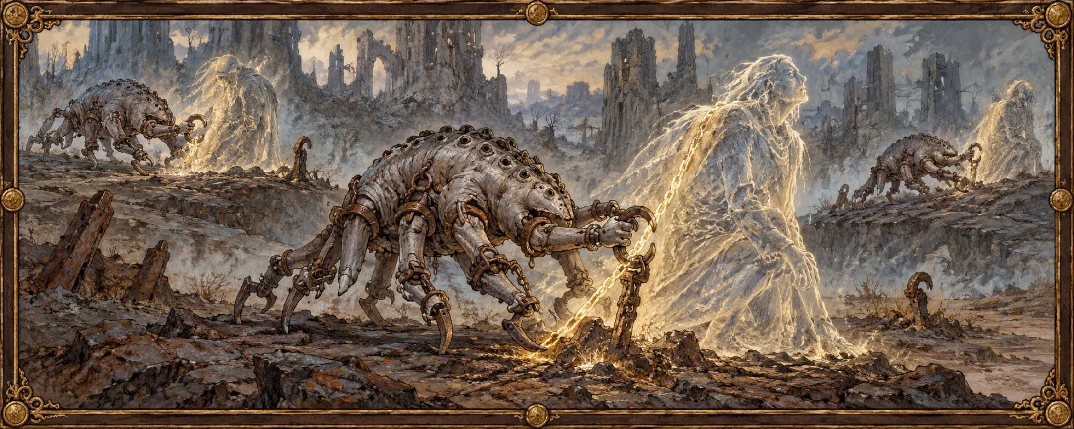 Chain-Binders, a bestiary plate