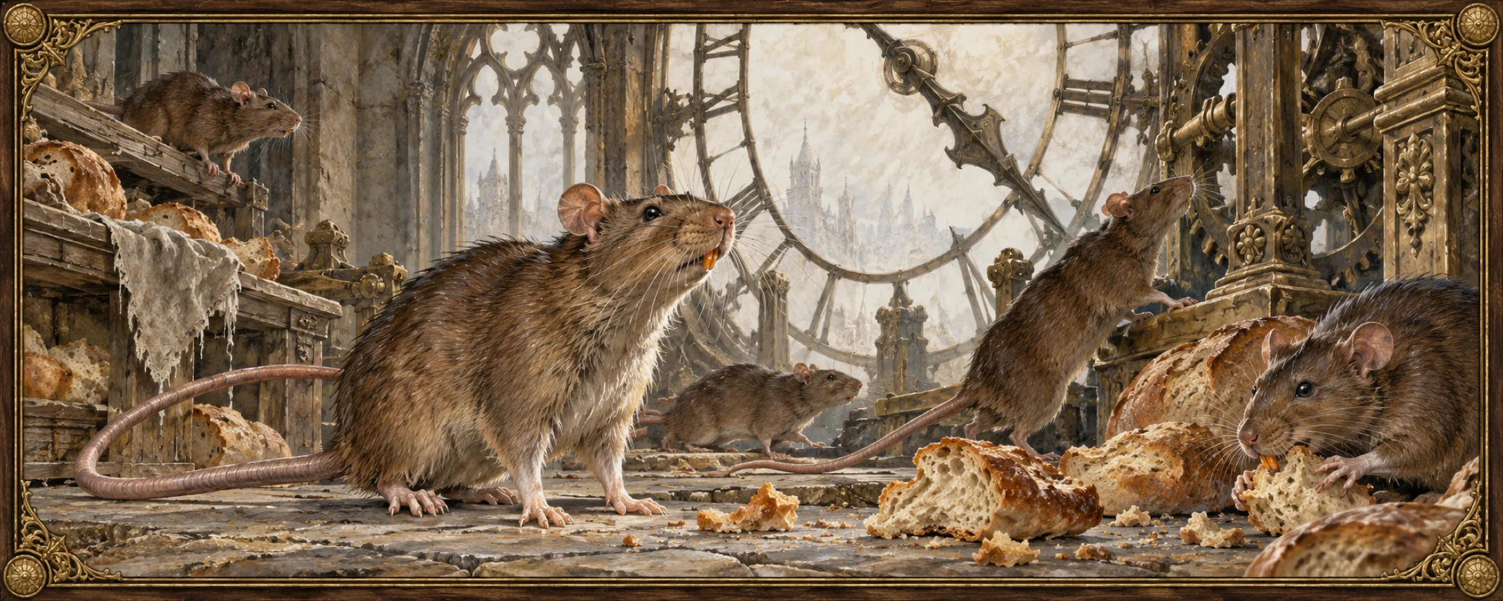 Clockrats, a bestiary plate