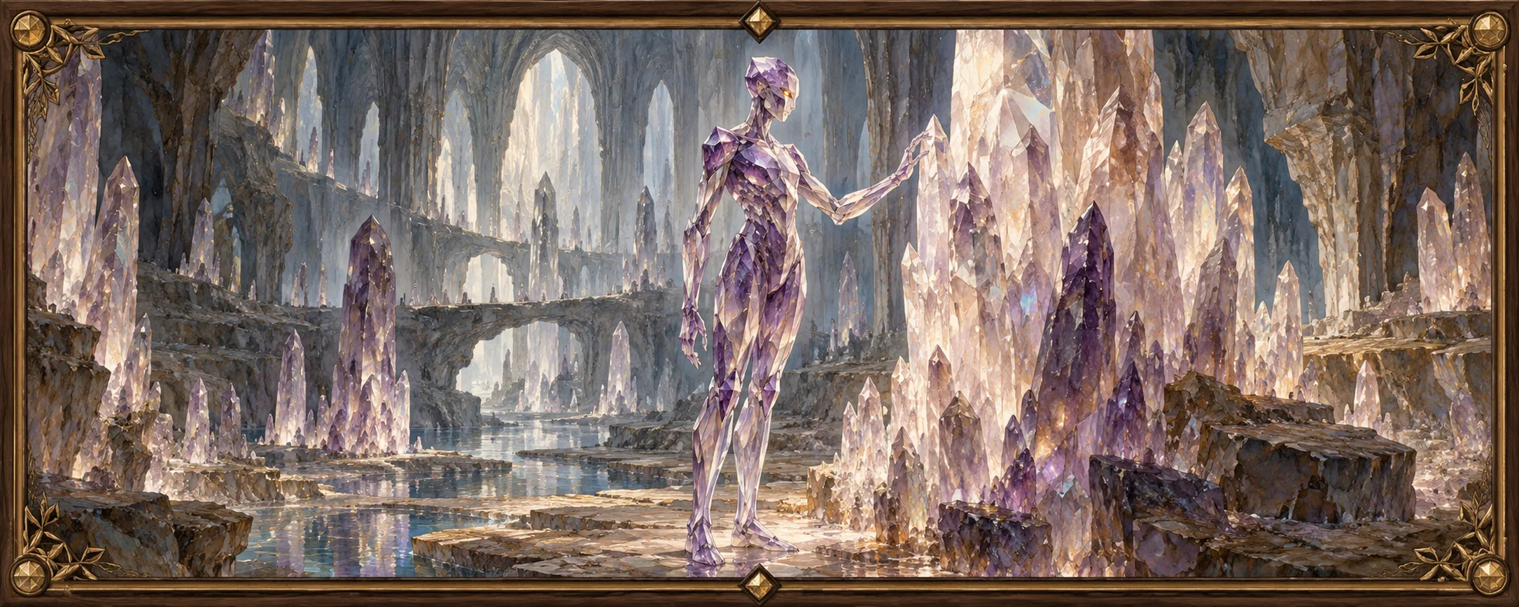 Crystal Singers, a bestiary plate