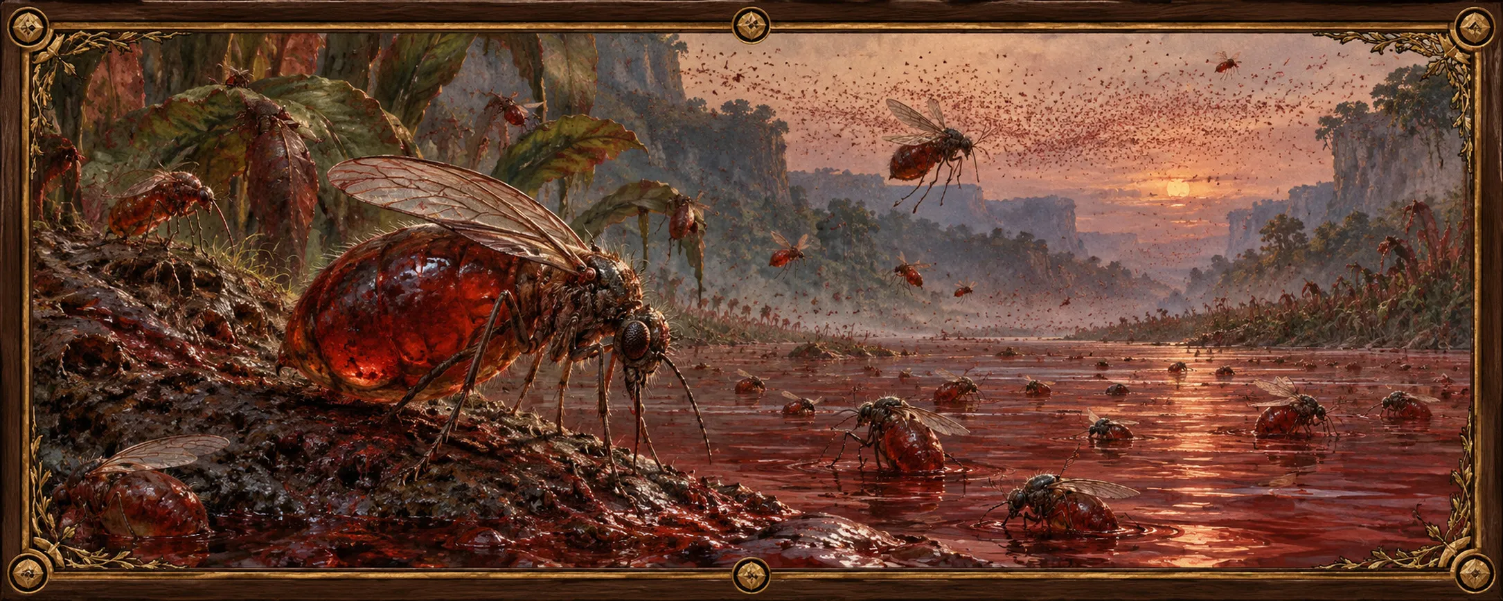 Gorge-Gnats, a bestiary plate