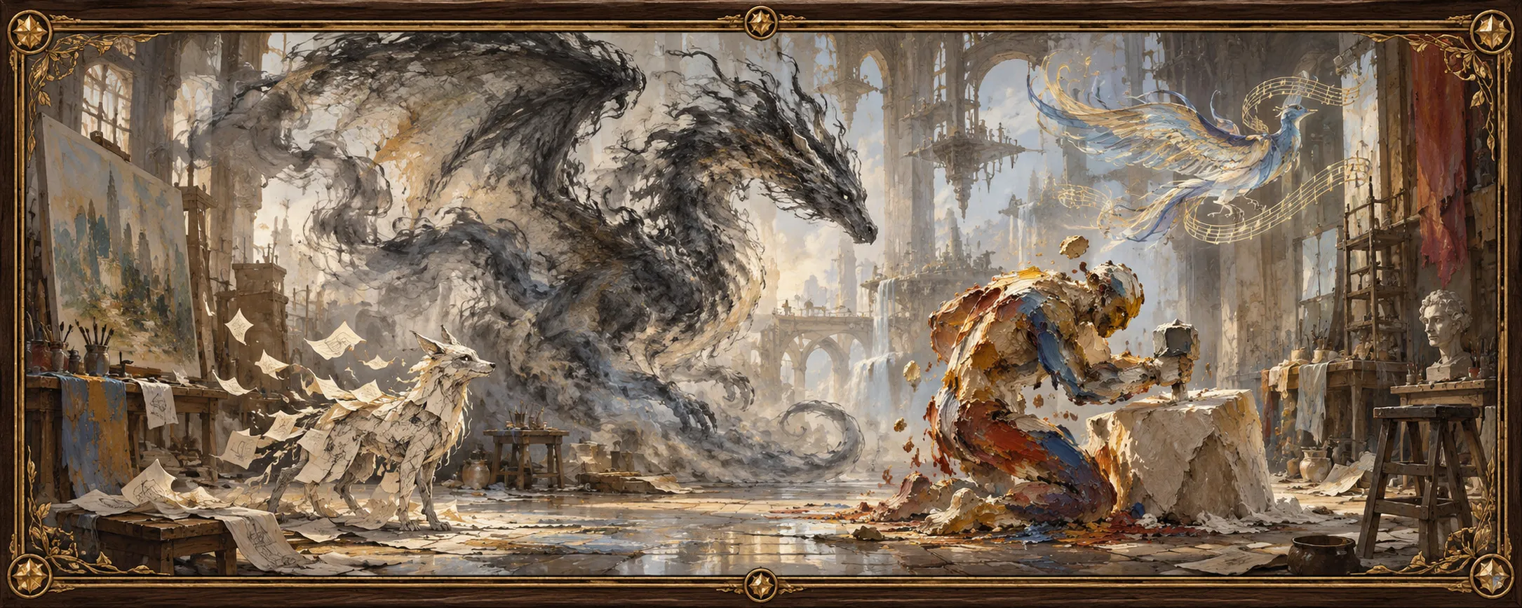 Manifestations, a bestiary plate