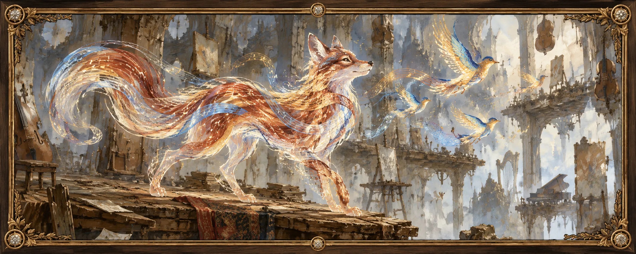 Melody-Beasts, a bestiary plate
