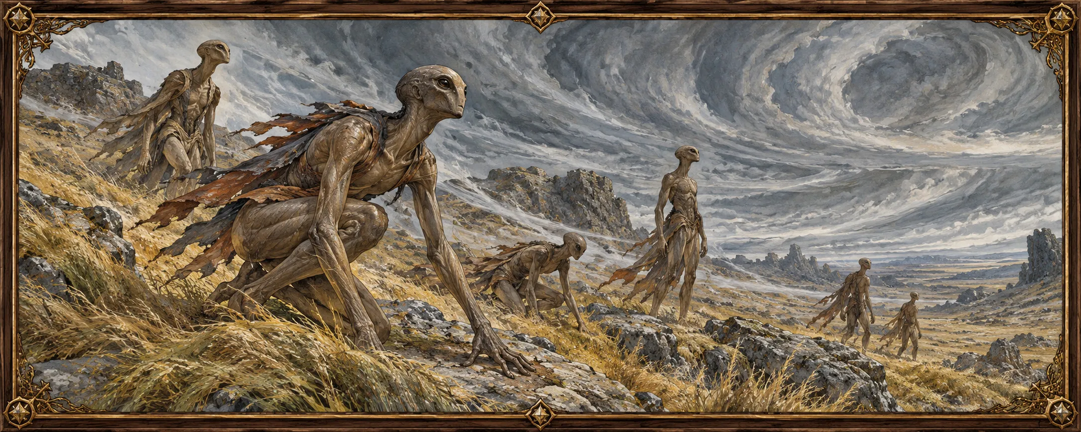 Mute-Walkers, a bestiary plate