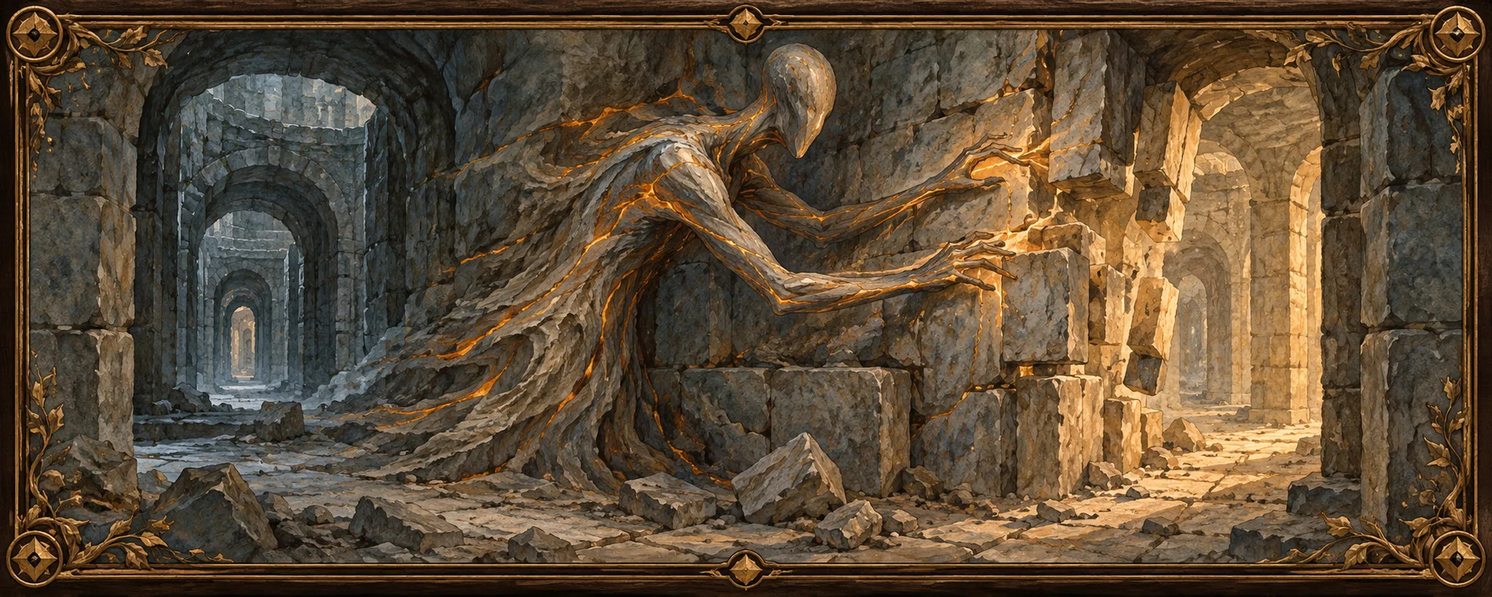 Path-Weavers, a bestiary plate