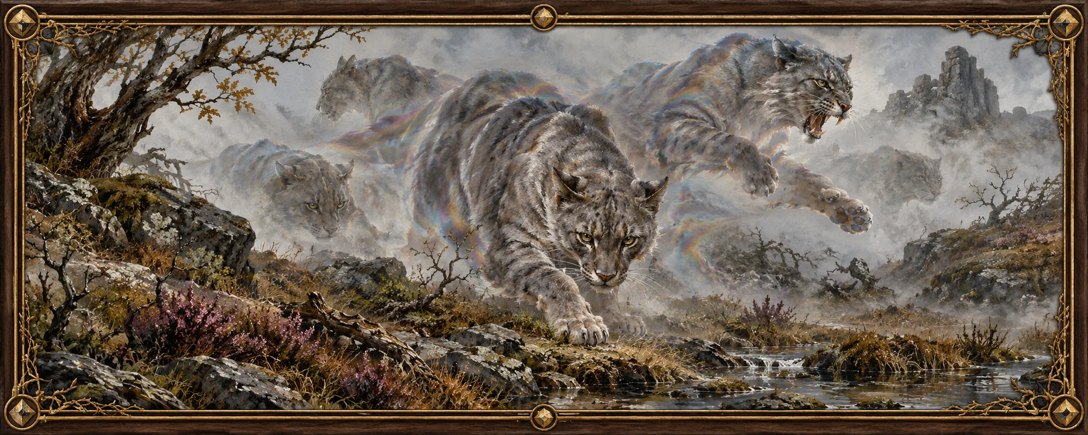 Probability-Beasts, a bestiary plate