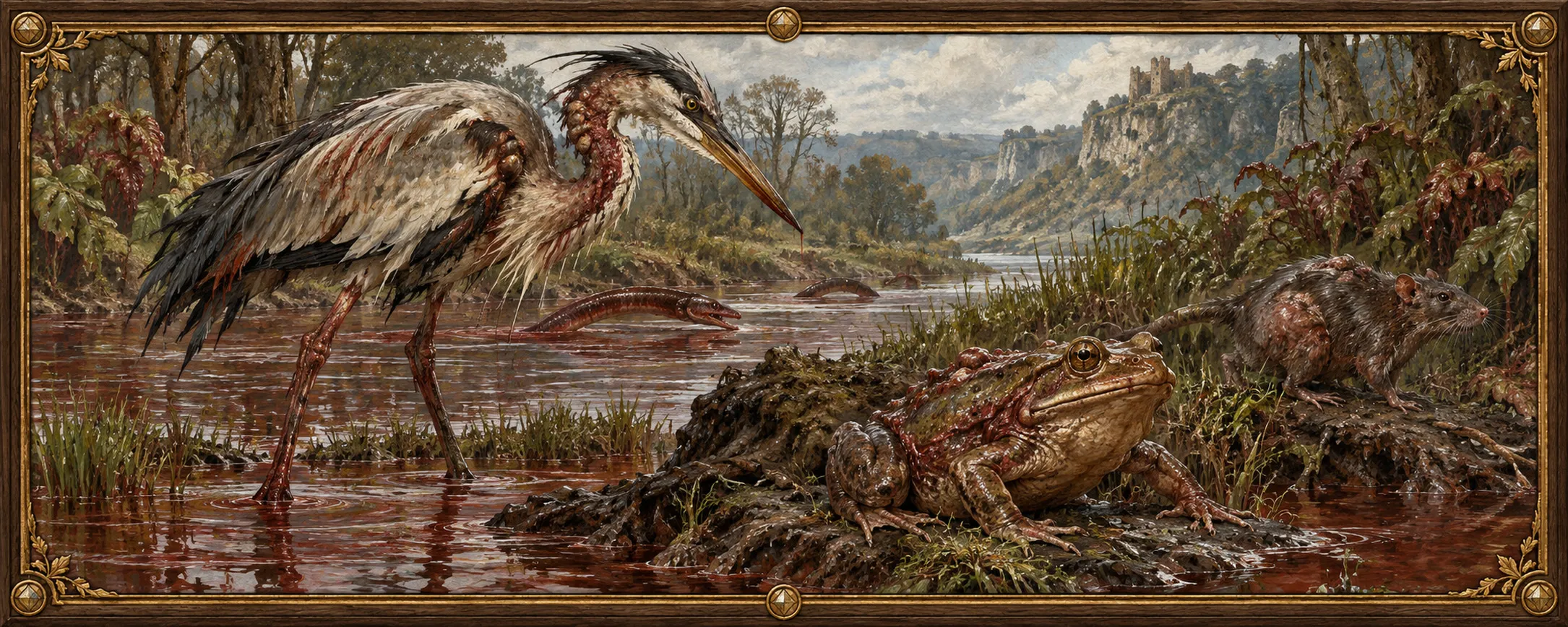 River-Beasts, a bestiary plate