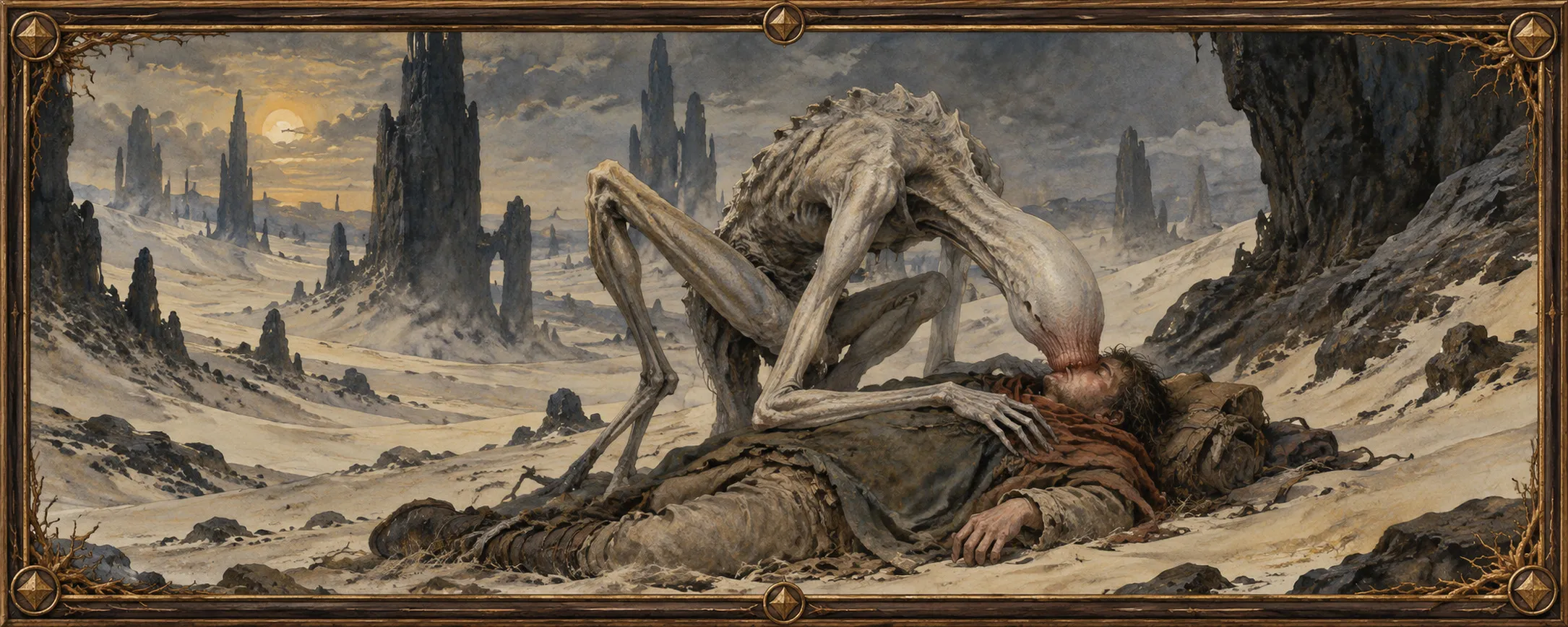 Sleep-Drinkers, a bestiary plate